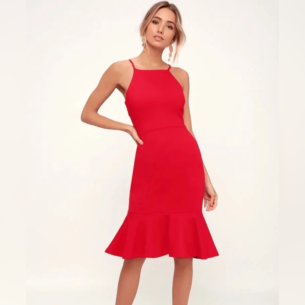 NWT Lulus "This Could Be Love" Bodycon Dress